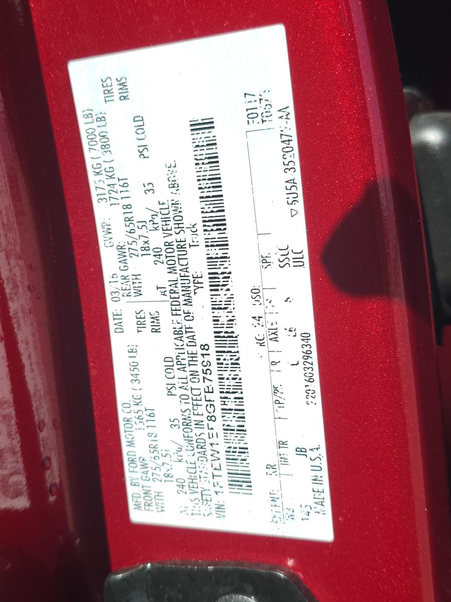 2016 Ford F-150 XLT AWD