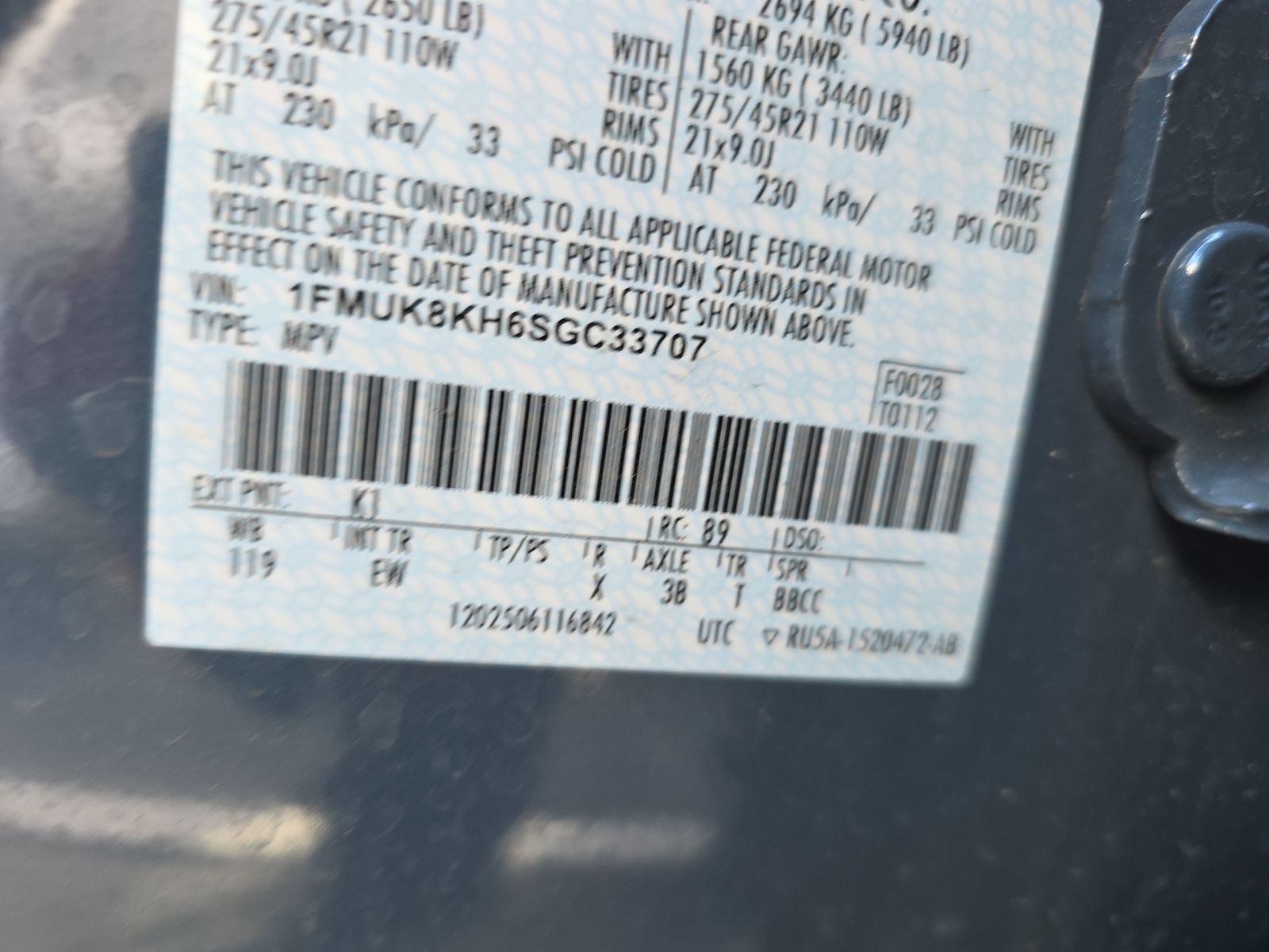 2025 Ford Explorer ST-Line AWD