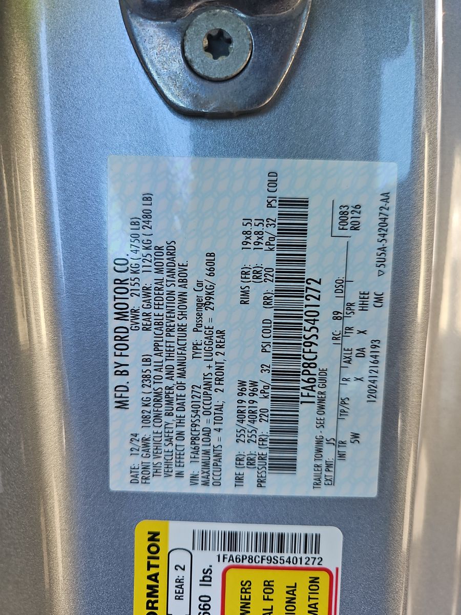 2025 Ford Mustang GT Premium RWD