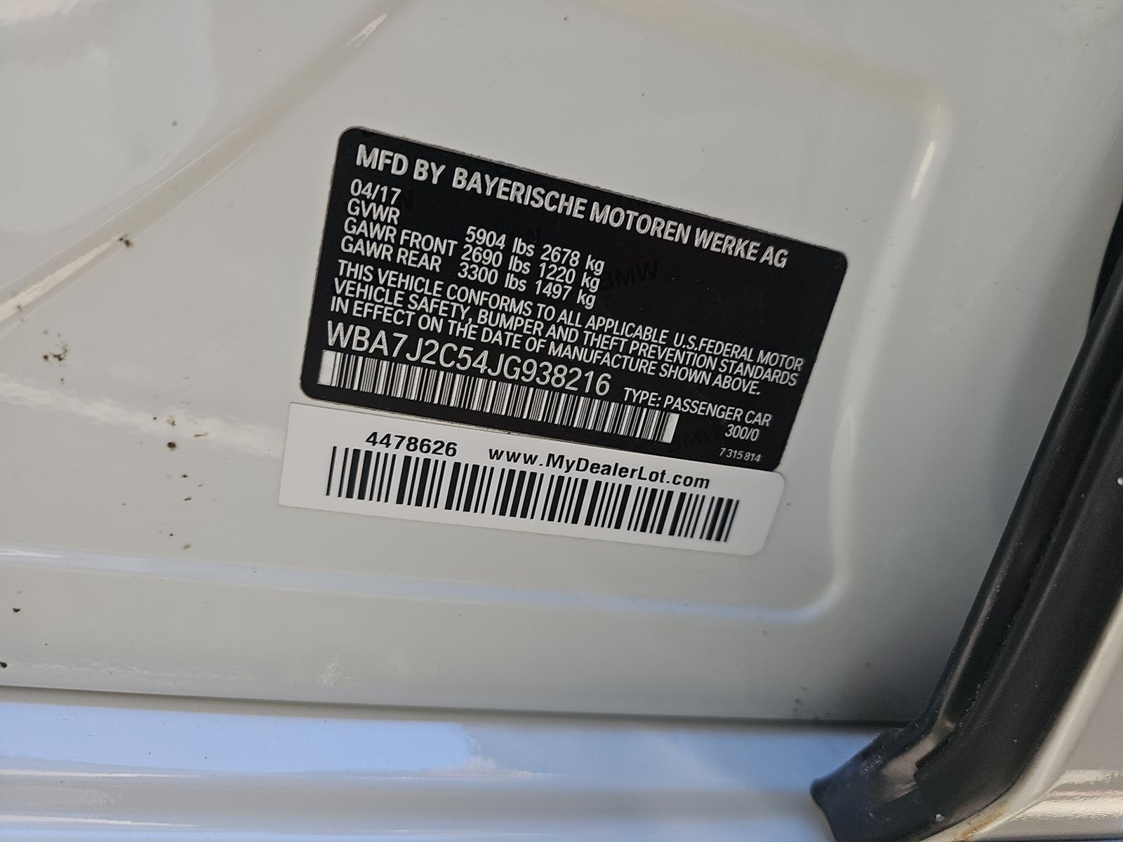 2018 BMW 7 Series 740e xDrive iPerformance AWD