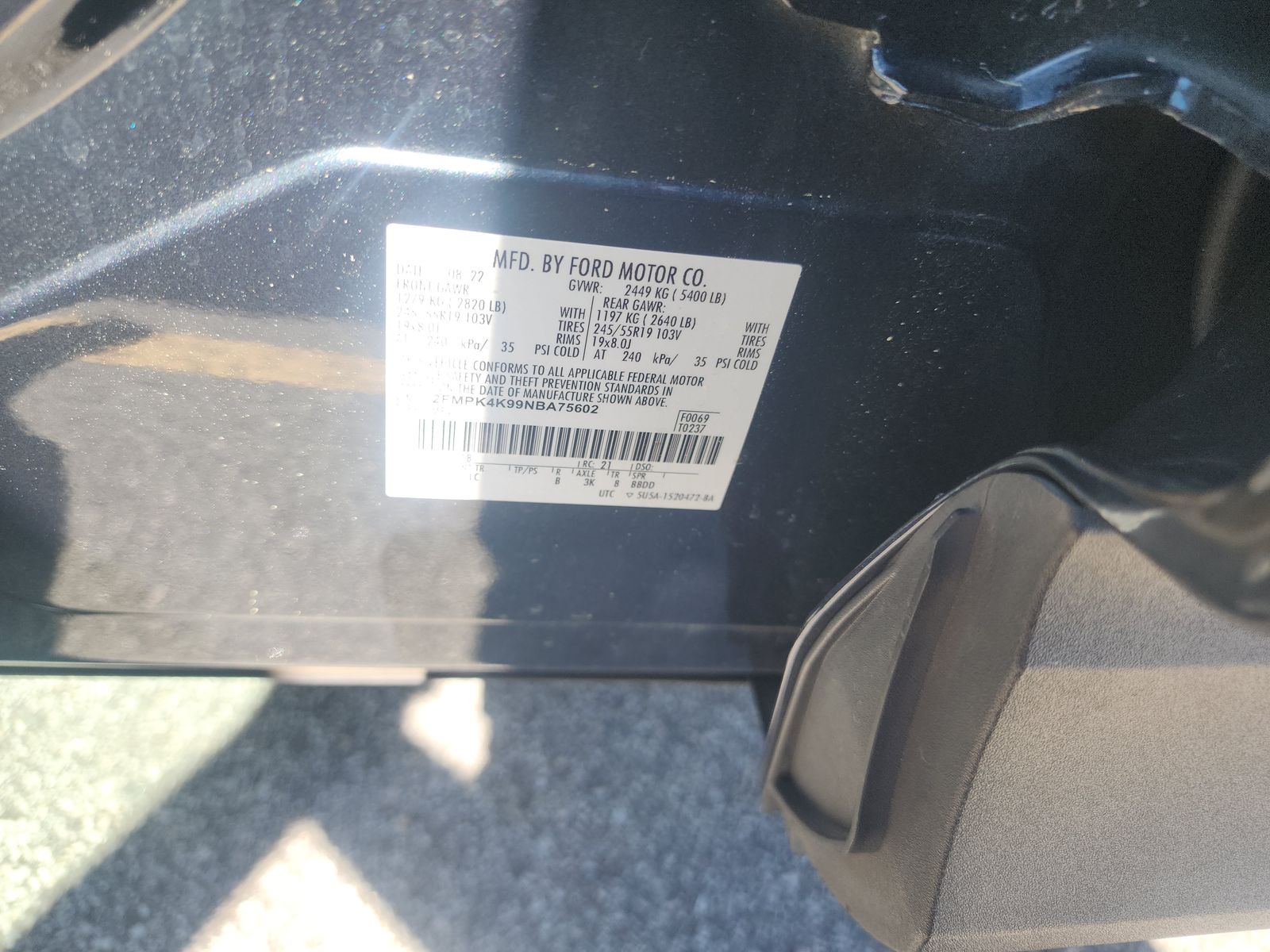 2022 Ford Edge Titanium AWD