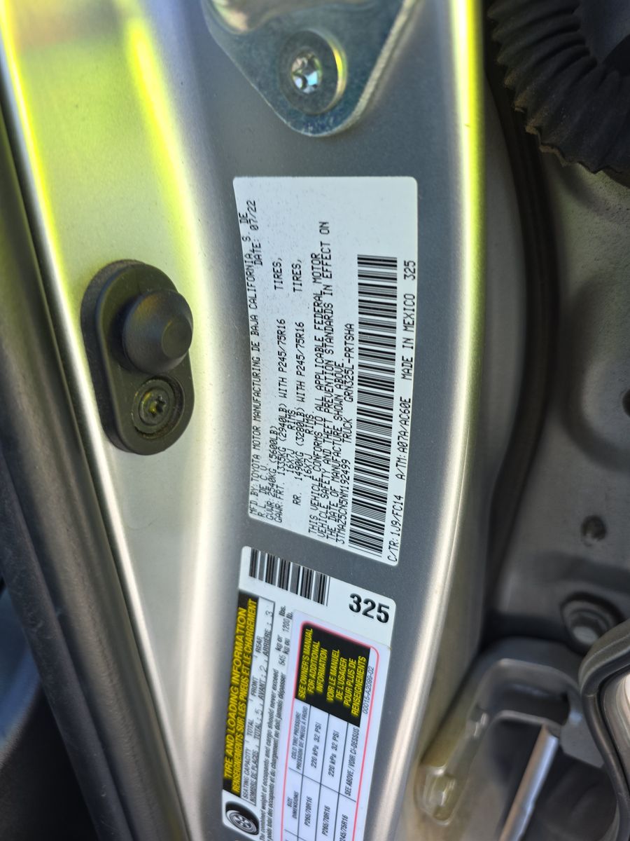 2022 Toyota Tacoma SR5 RWD