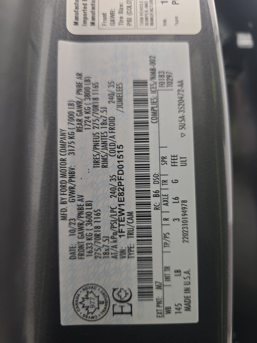 2023 Ford F-150 Tremor AWD