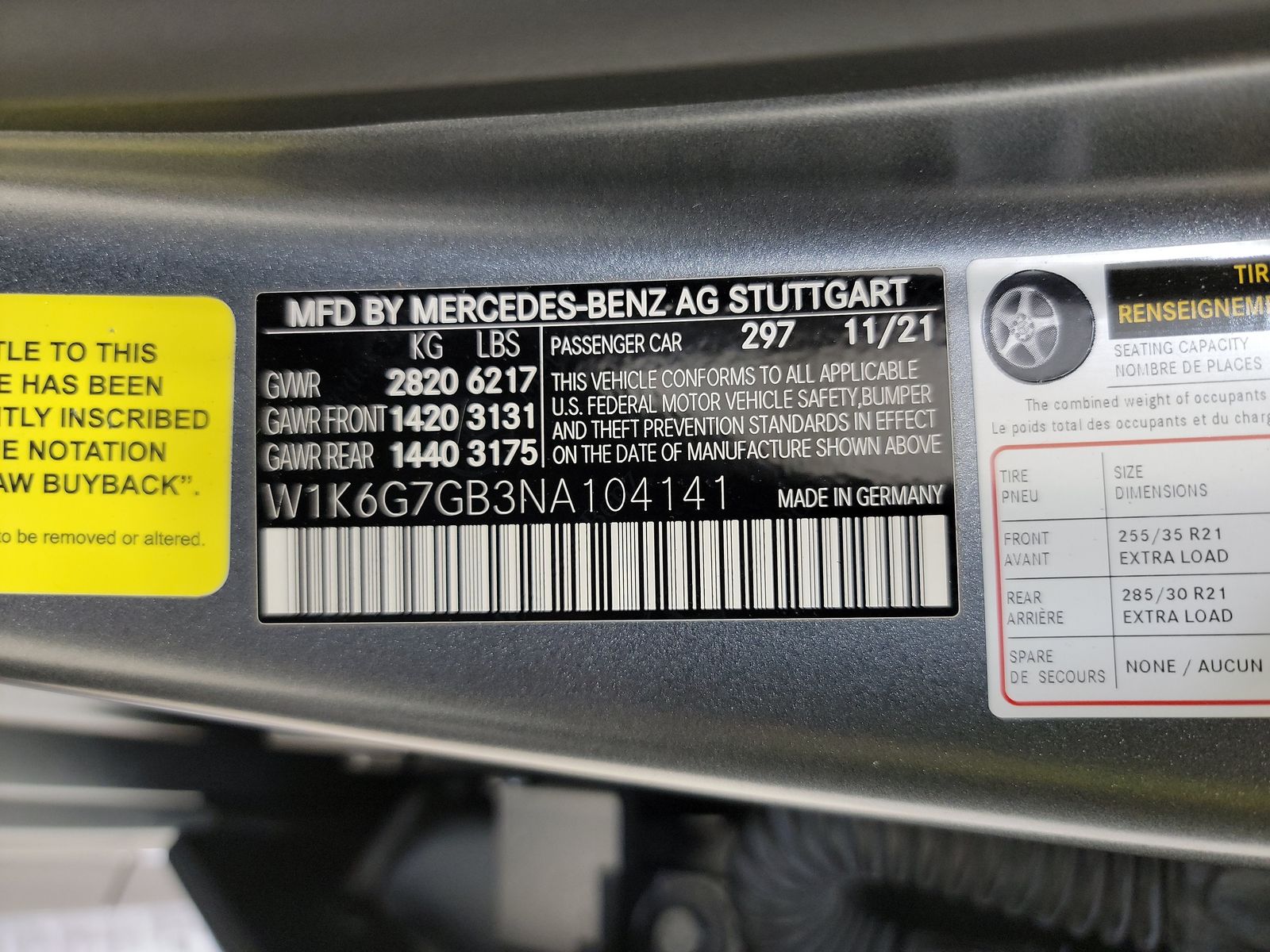 2022 Mercedes-Benz S-Class S 580 AWD