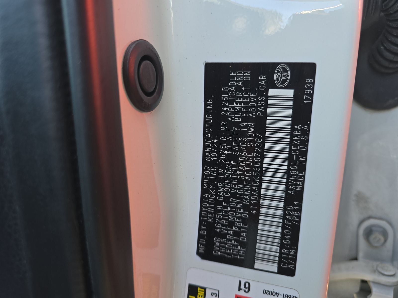 2025 Toyota Camry LE FWD