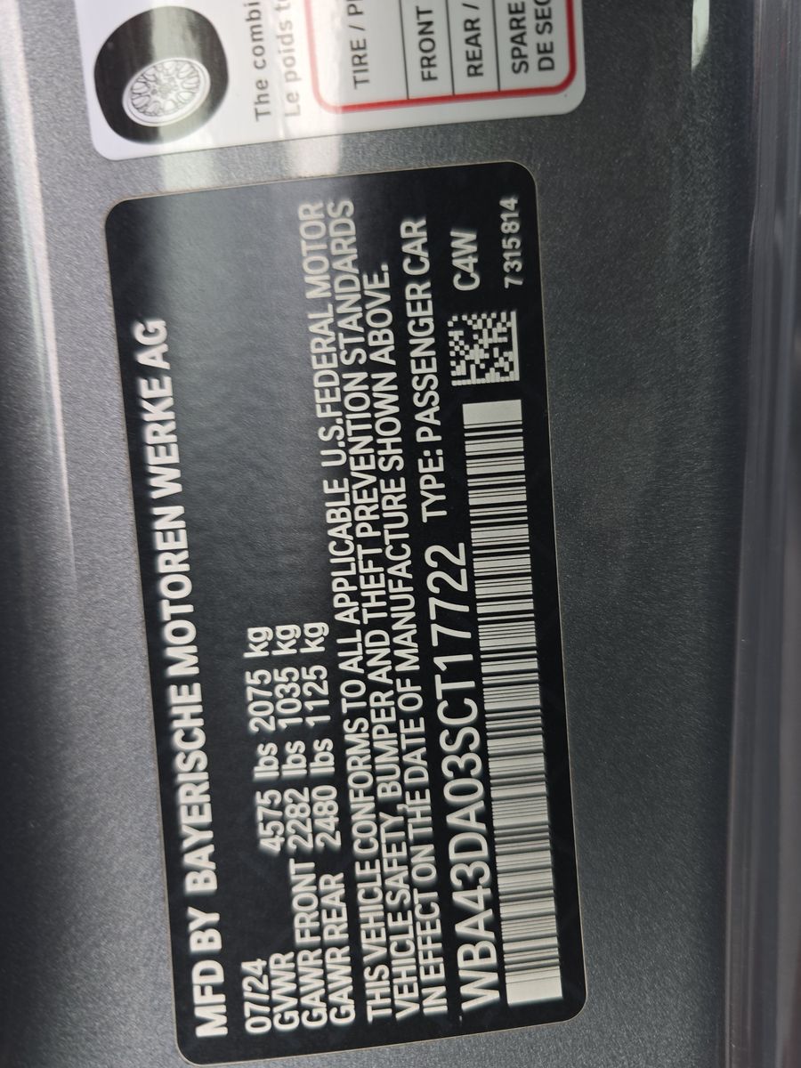 2025 BMW 4 Series 430i RWD