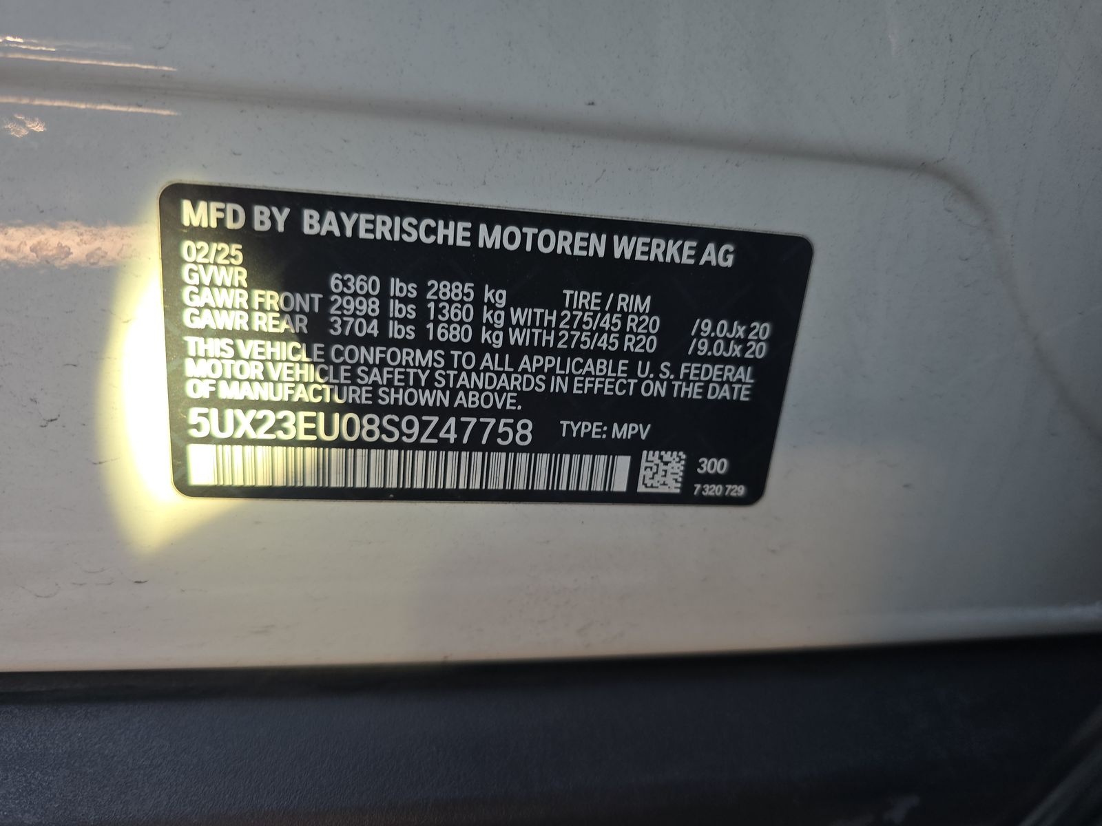 2025 BMW X5 xDrive40i AWD