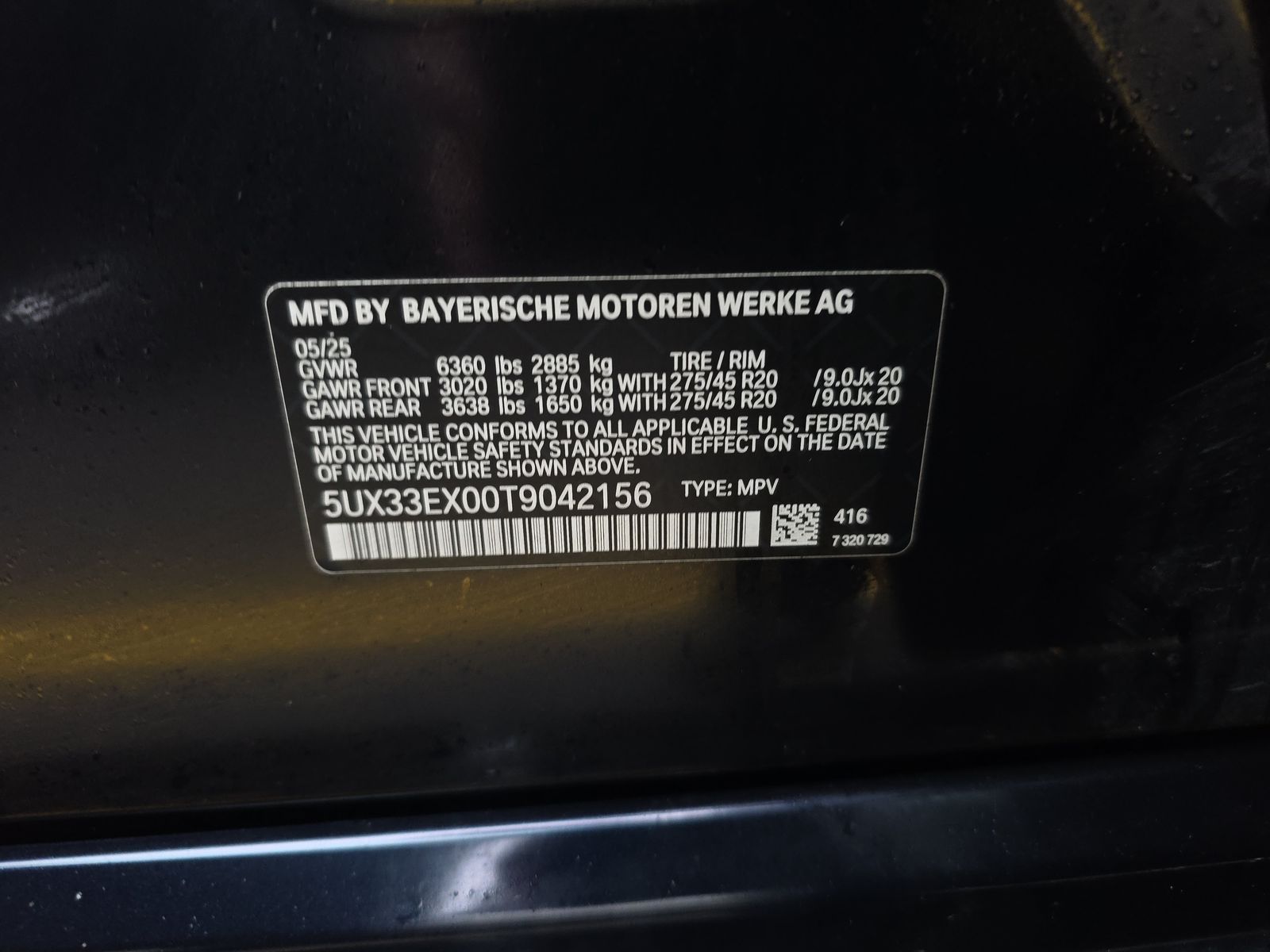 2026 BMW X6 xDrive40i AWD