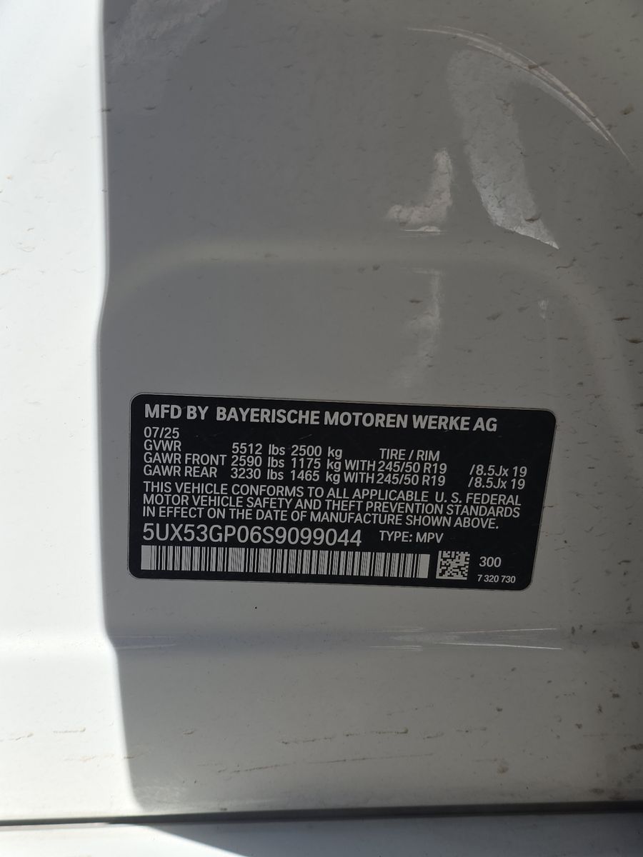 2025 BMW X3 xDrive30i AWD