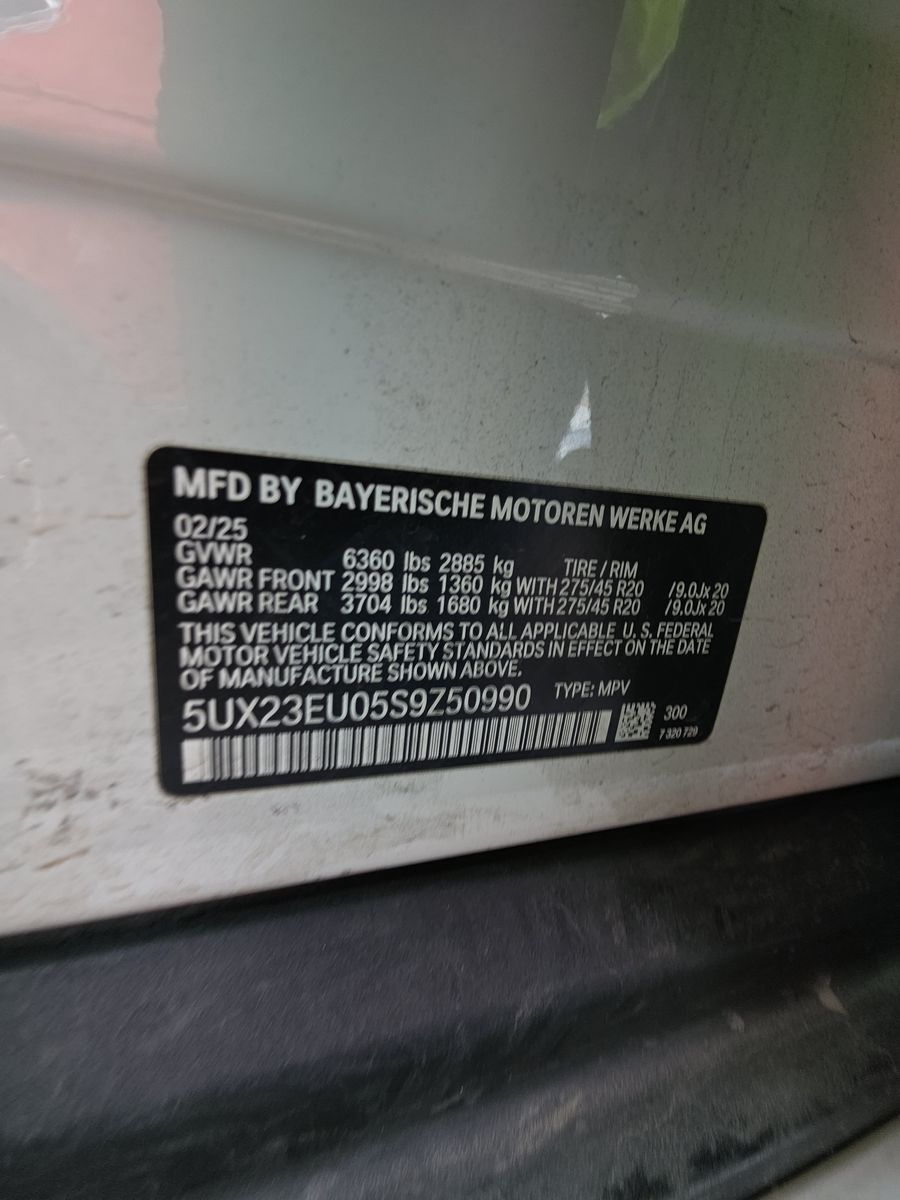 2025 BMW X5 xDrive40i AWD