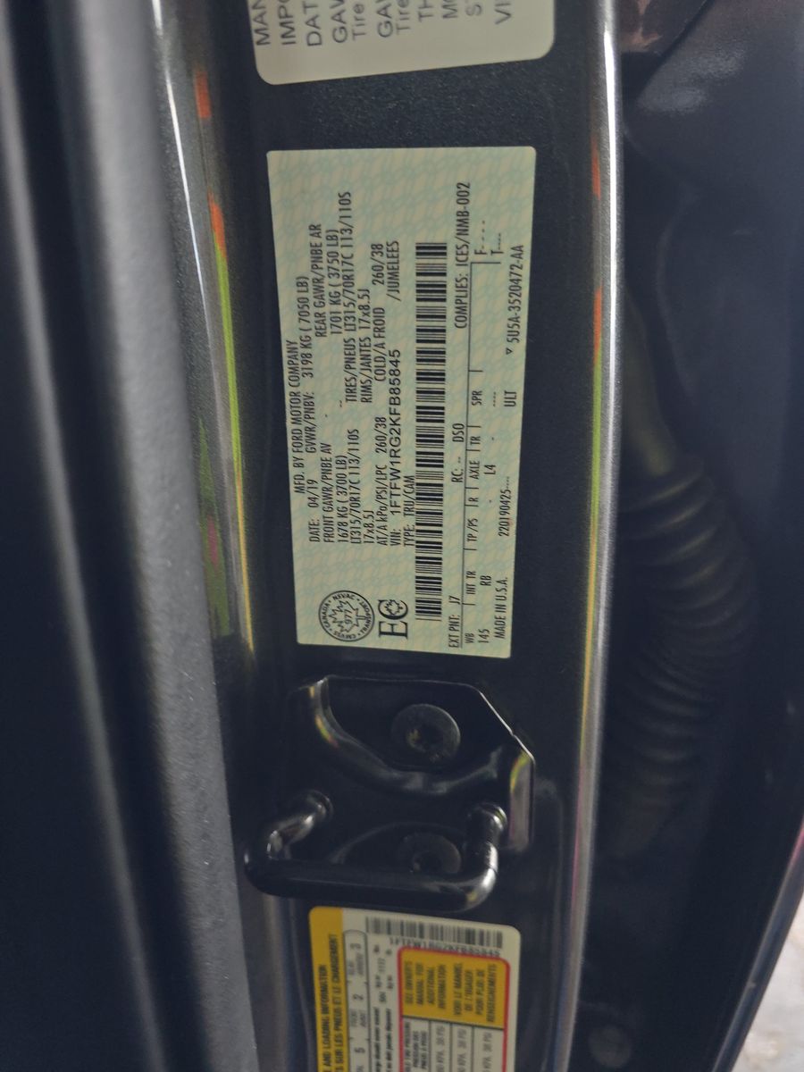 2019 Ford F-150 Raptor AWD