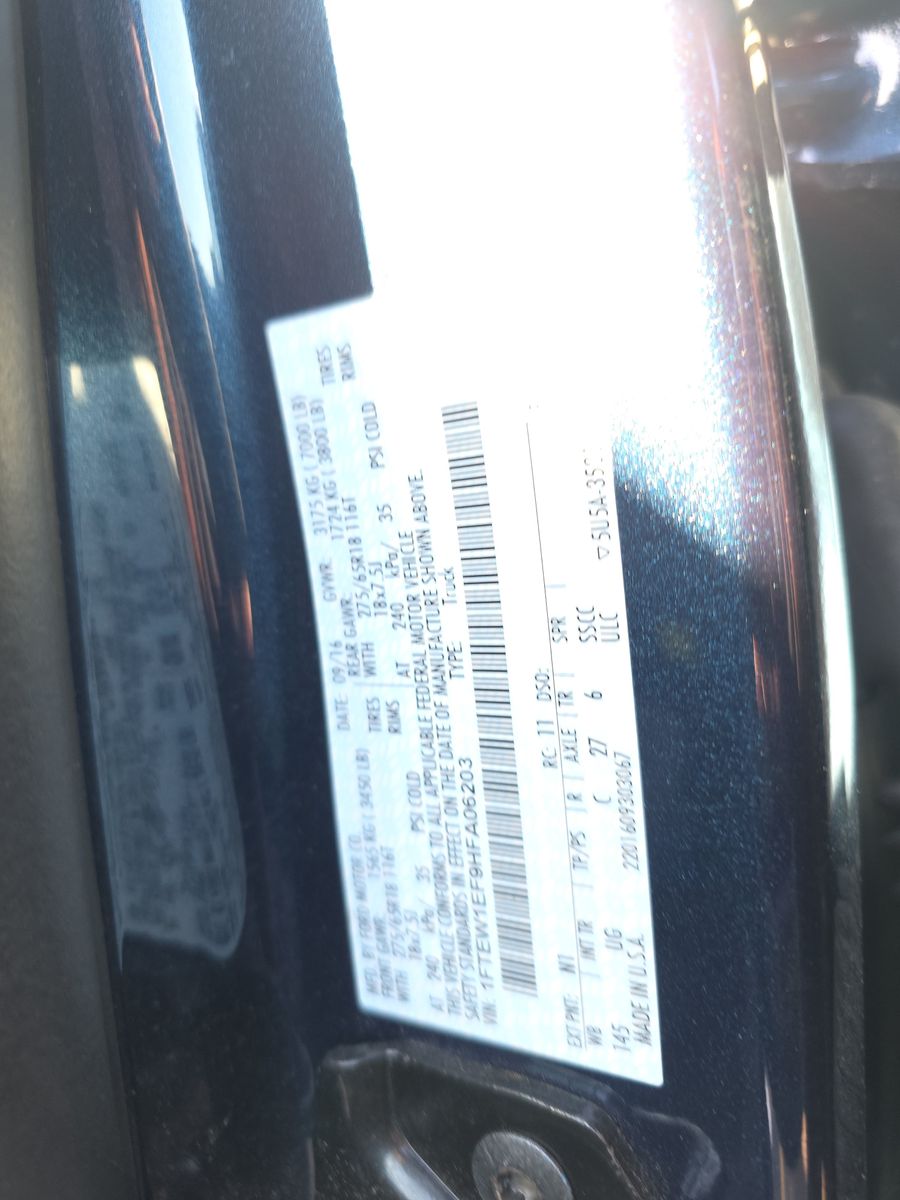 2017 Ford F-150 XLT AWD