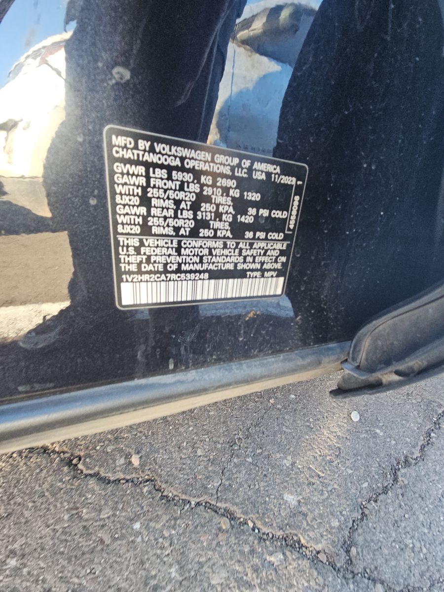 2024 Volkswagen Atlas 2.0T SE AWD