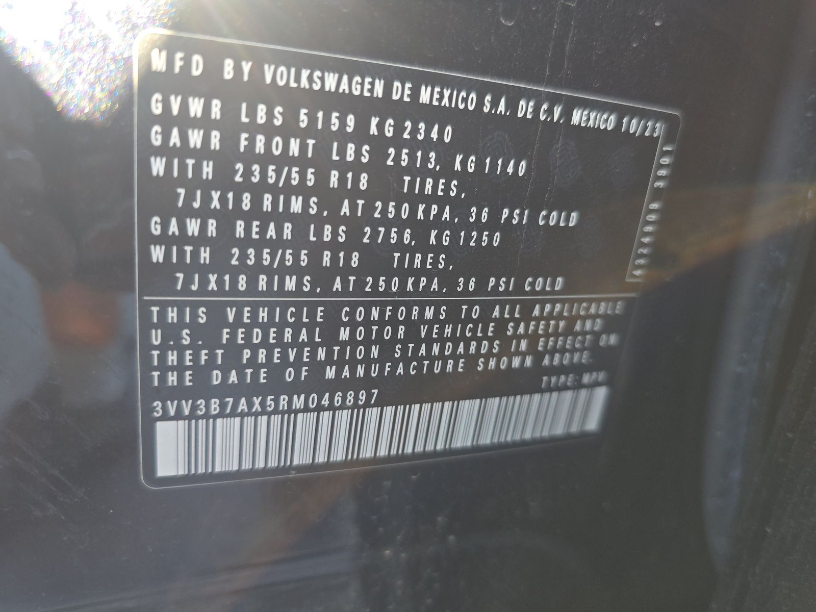 2024 Volkswagen Tiguan 2.0T SE FWD