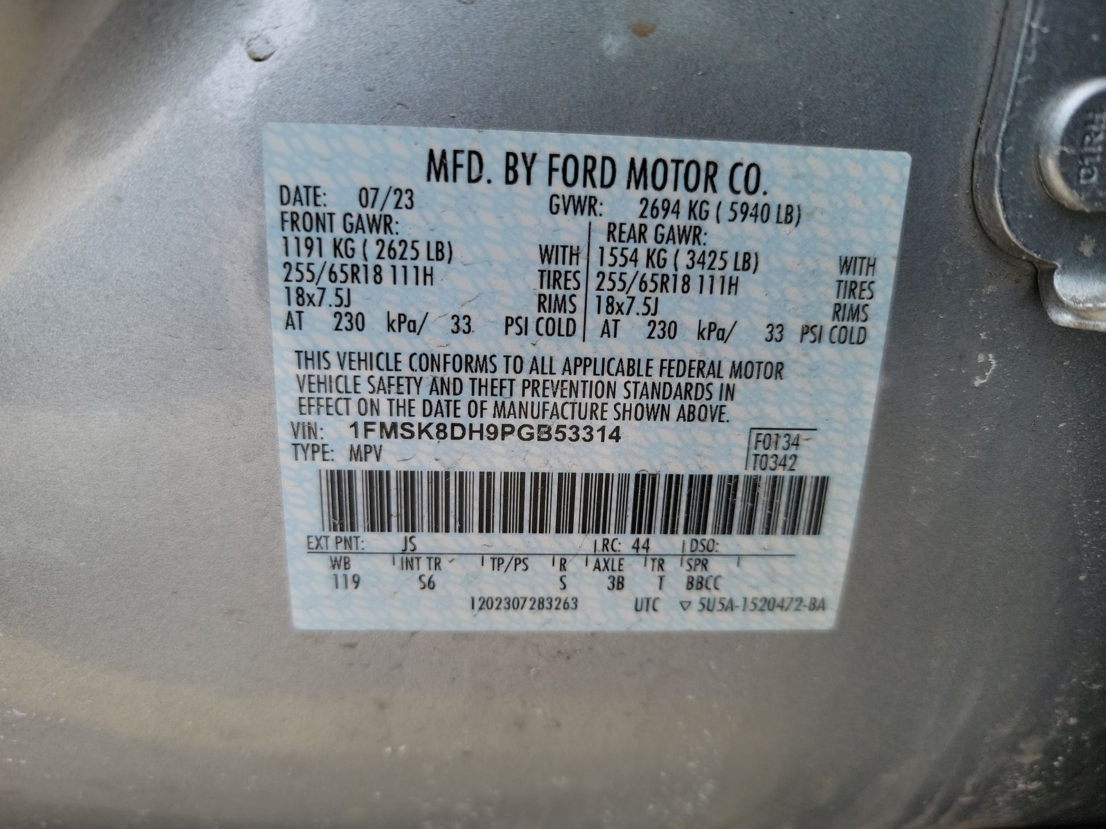 2023 Ford Explorer XLT AWD