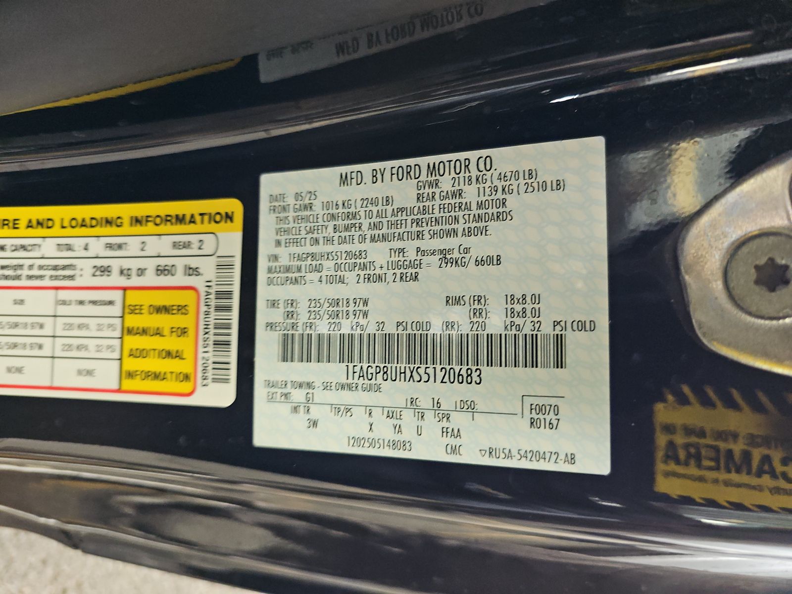 2025 Ford Mustang EcoBoost Premium RWD