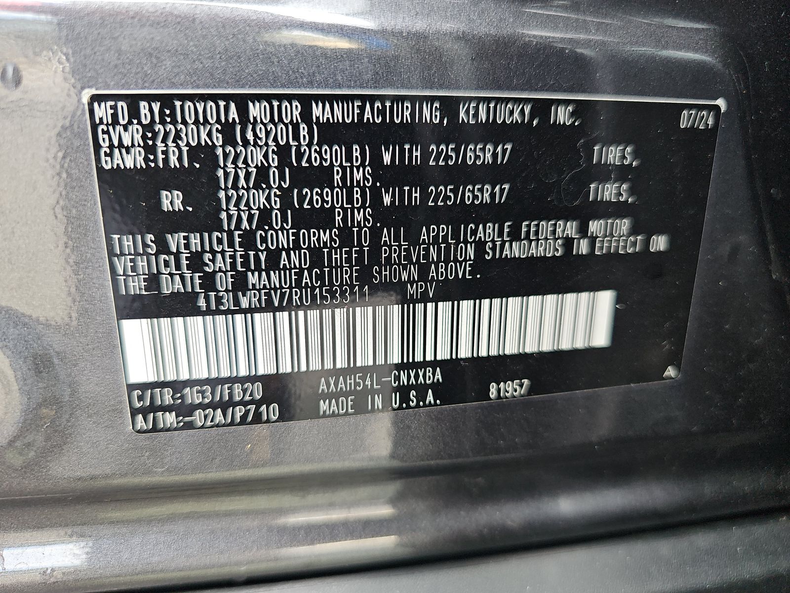 2024 Toyota RAV4 Hybrid LE AWD