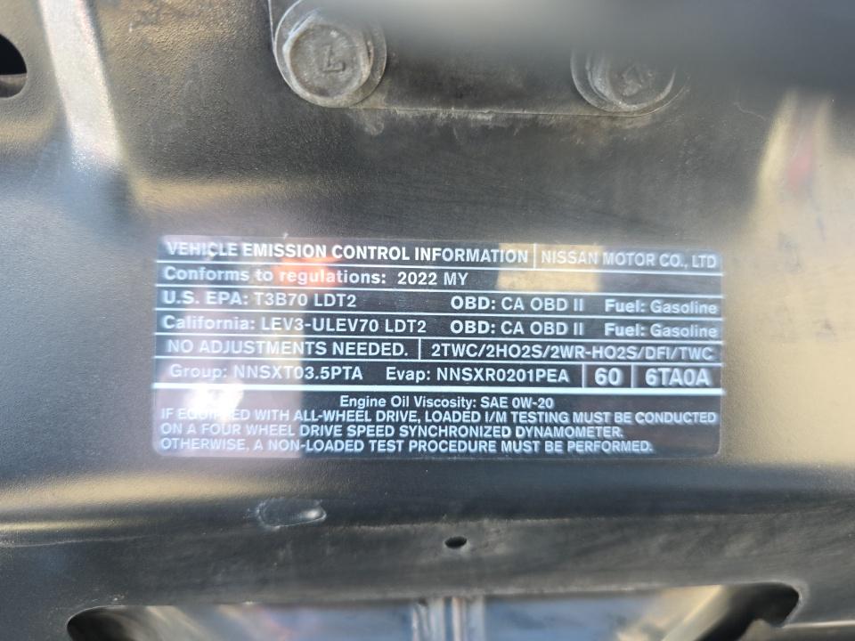 2022 Nissan Pathfinder SV AWD