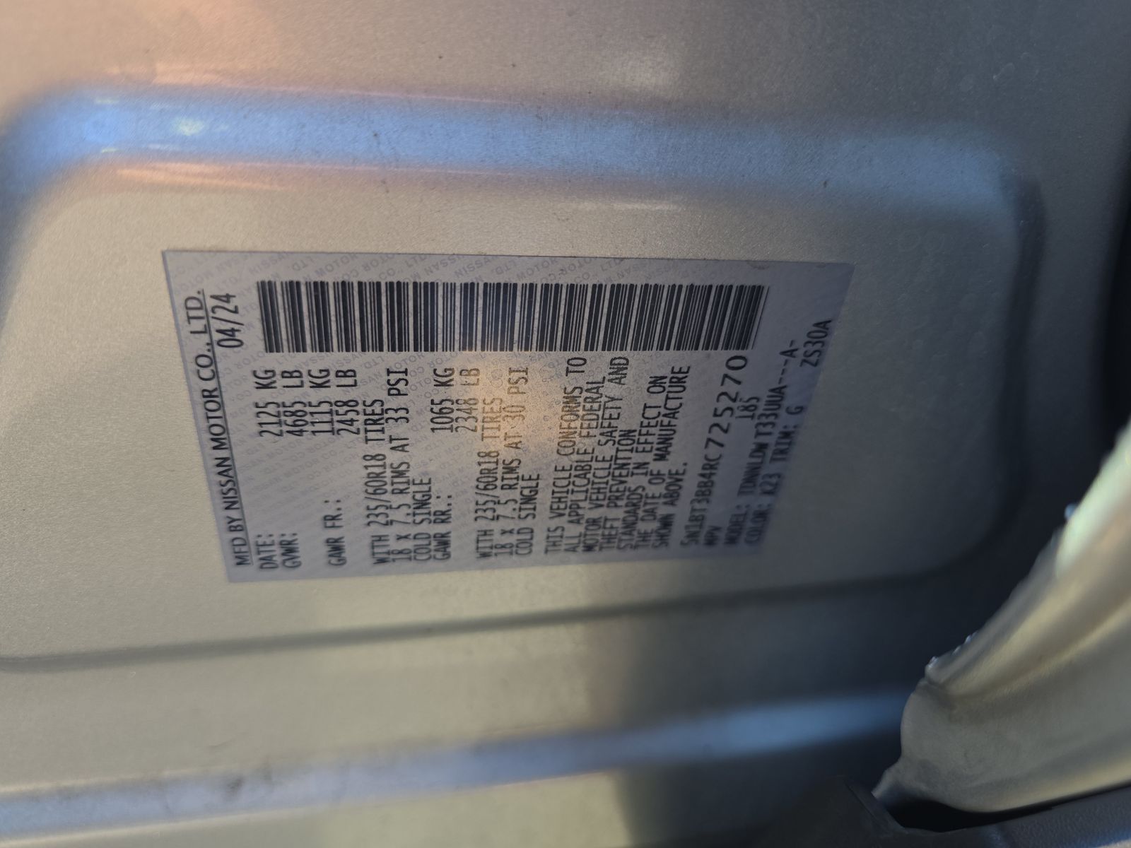 2024 Nissan Rogue SV AWD