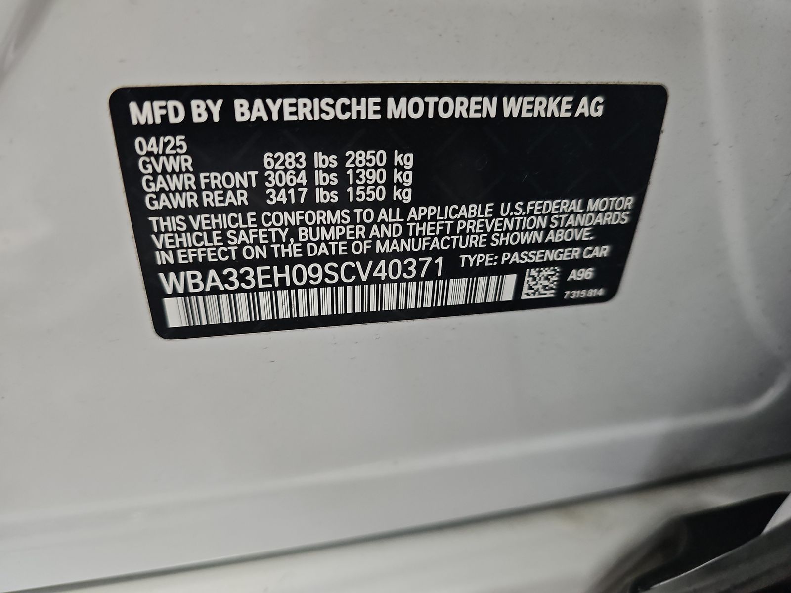 2025 BMW 7 Series 740i xDrive AWD