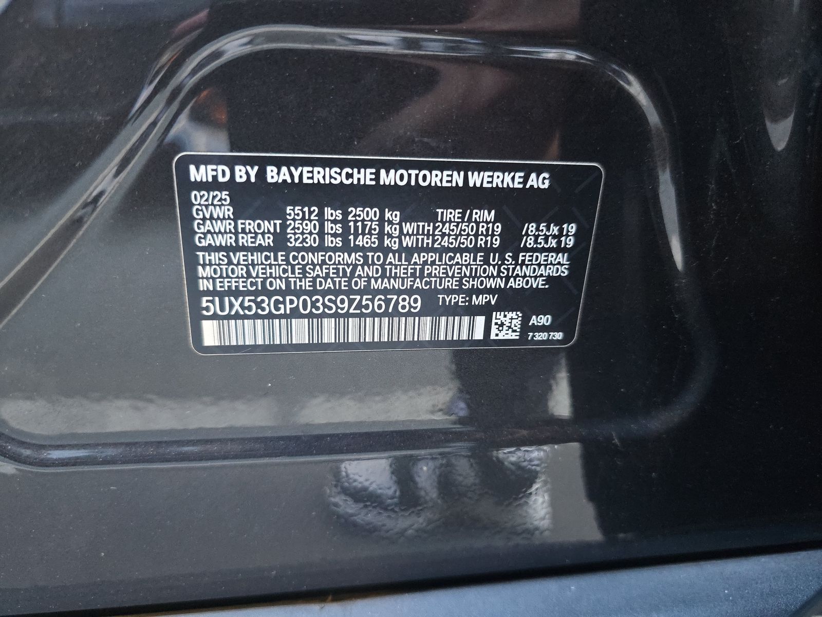 2025 BMW X3 xDrive30i AWD