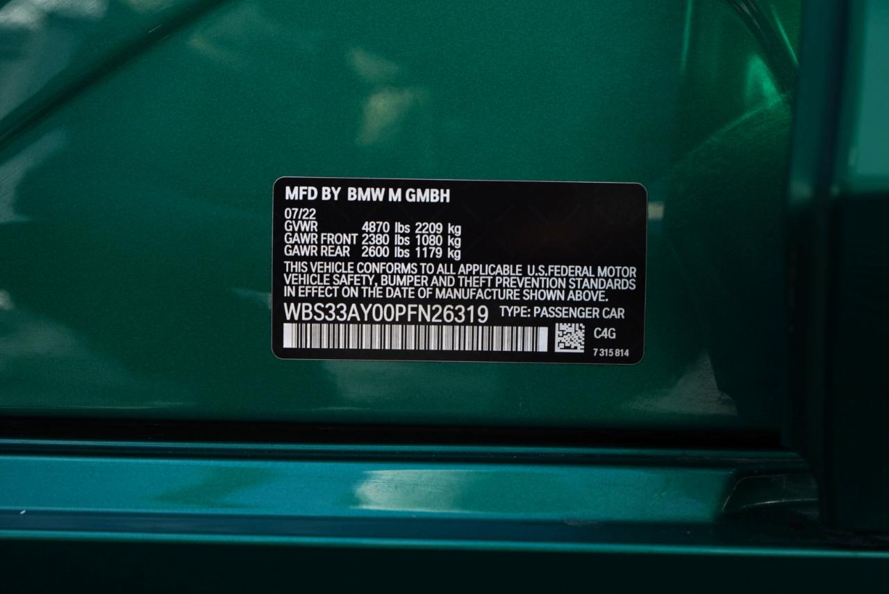 2023 BMW M3 Competition RWD