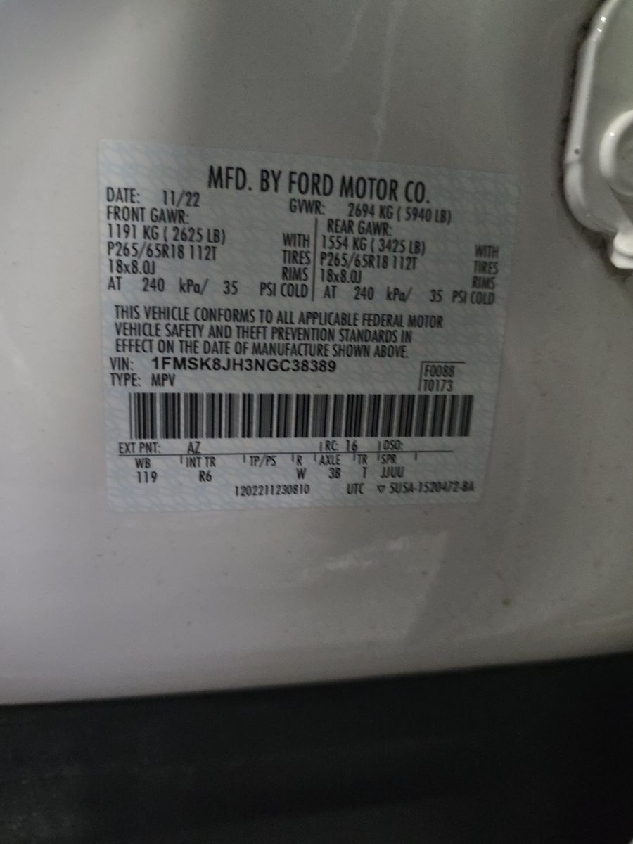 2022 Ford Explorer Timberline AWD