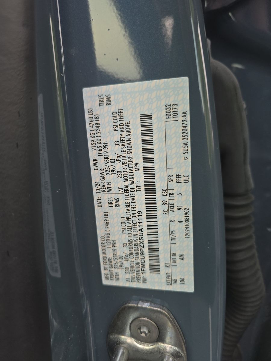 2025 Ford Escape Hybrid ST-Line Elite AWD