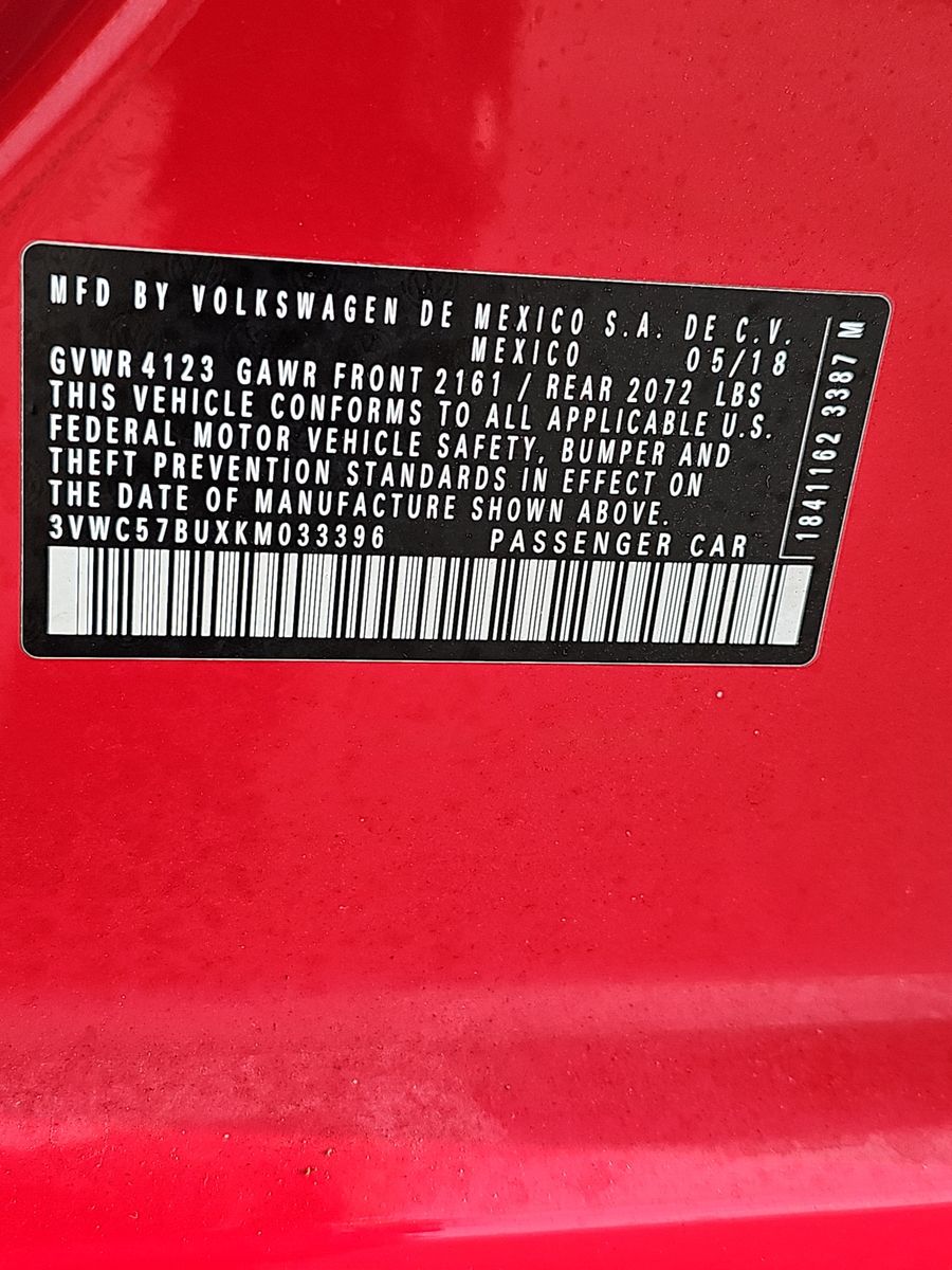 2019 Volkswagen Jetta 1.4T R-Line FWD