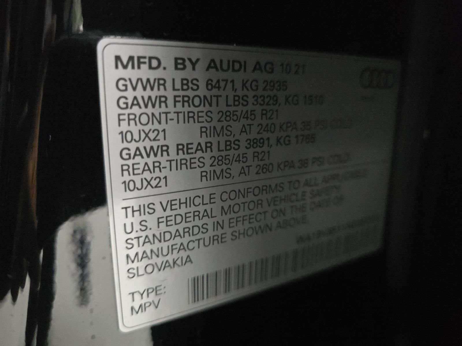 2022 Audi Q8 Premium Plus AWD