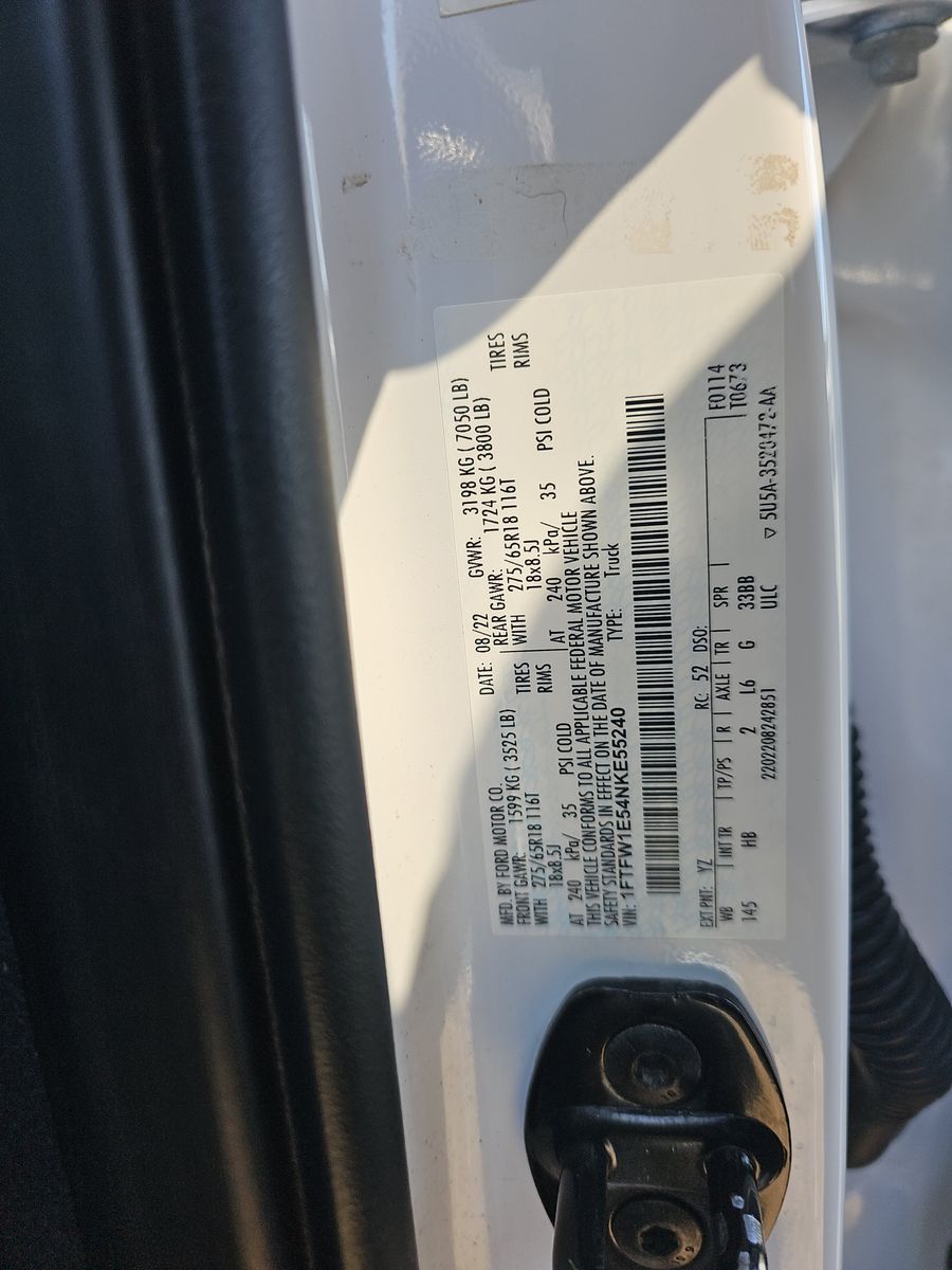 2022 Ford F-150 Lariat AWD