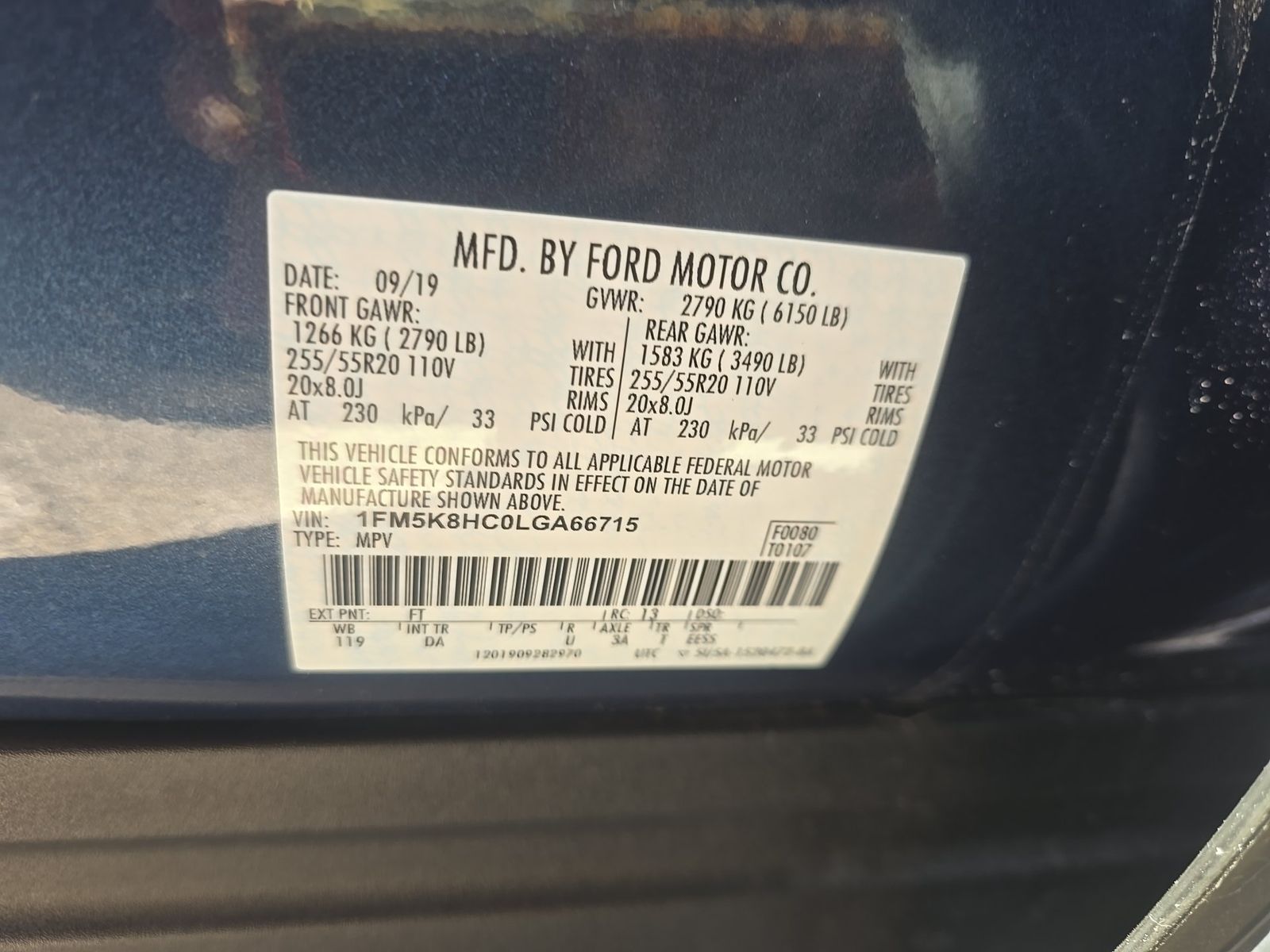 2020 Ford Explorer Platinum AWD