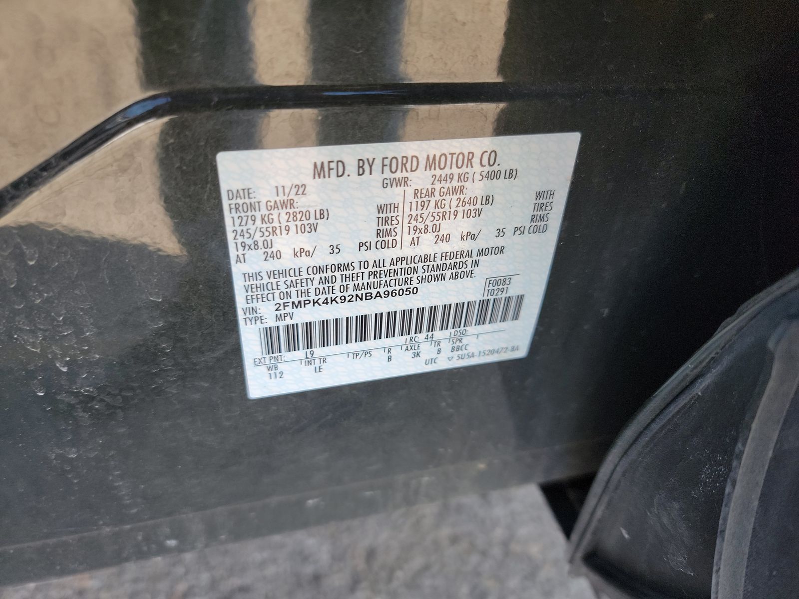 2022 Ford Edge Titanium AWD