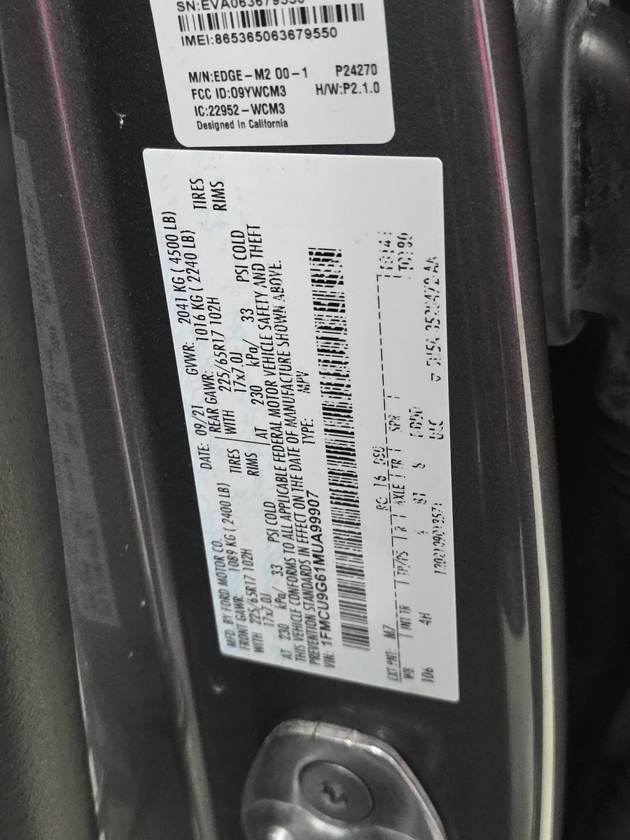 2021 Ford Escape SE AWD