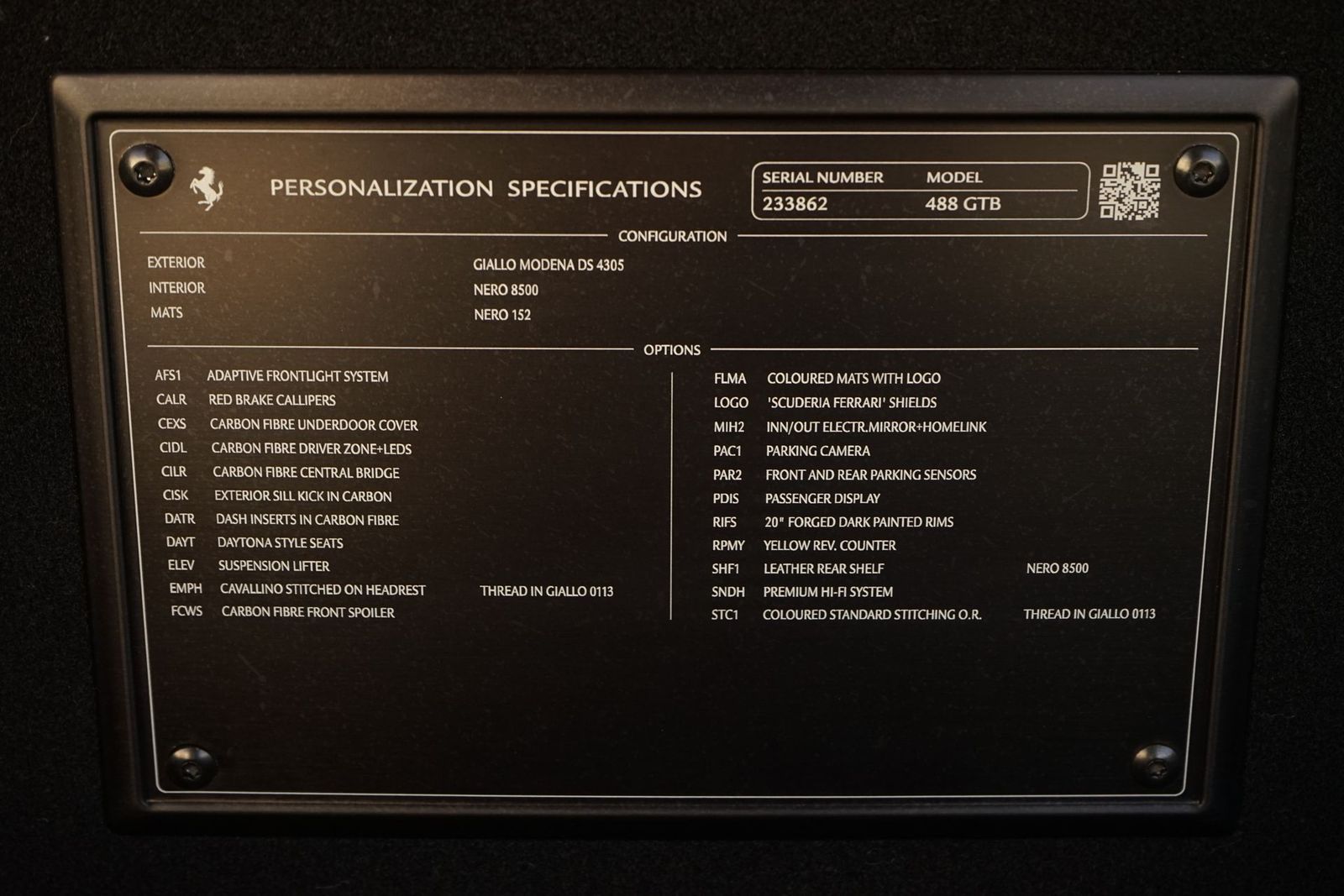 2018 Ferrari 488 GTB RWD