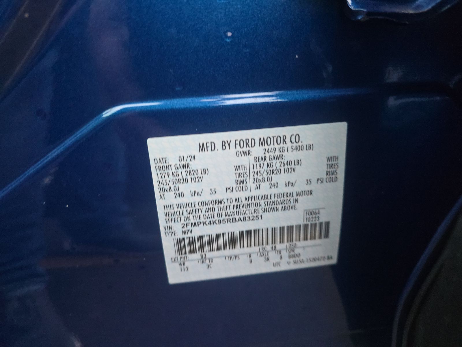 2024 Ford Edge Titanium AWD