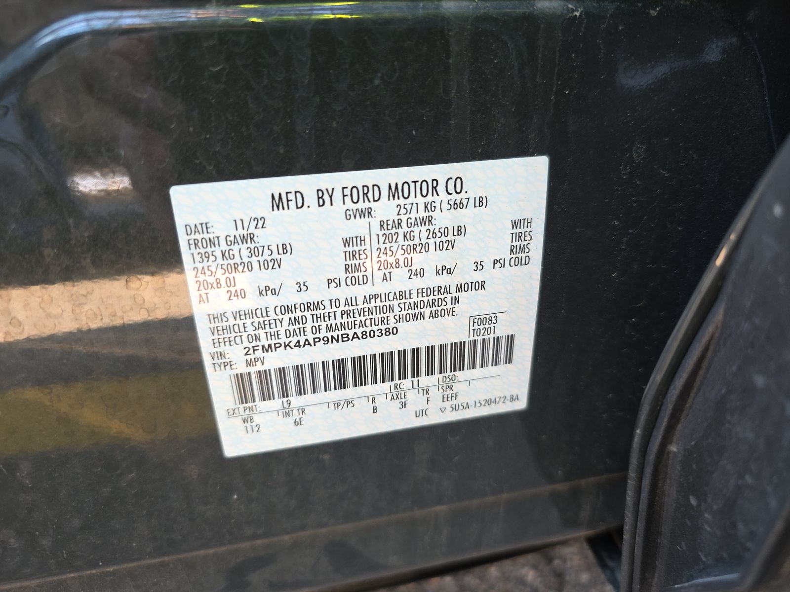 2022 Ford Edge ST AWD