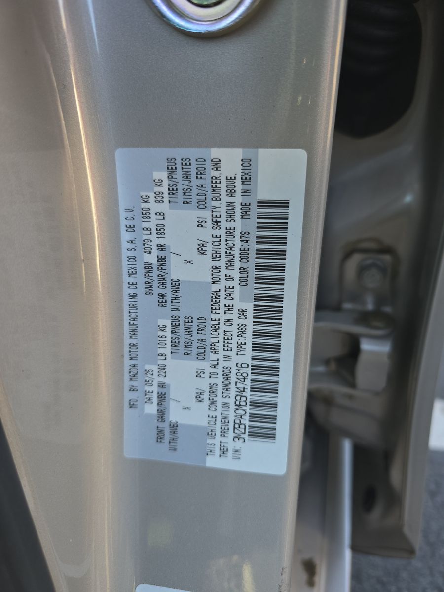 2025 MAZDA MAZDA3 2.5 S FWD