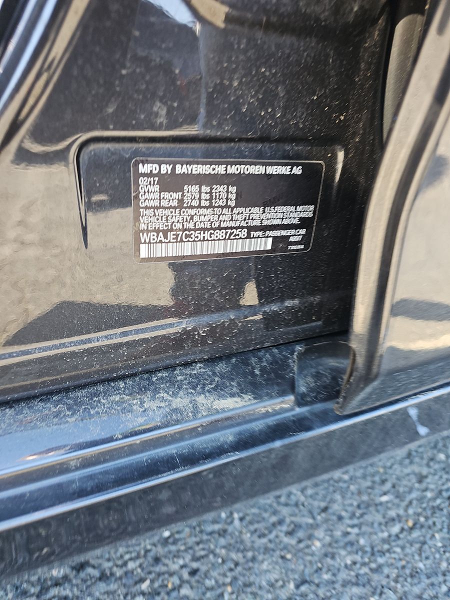 2017 BMW 5 Series 540i xDrive AWD