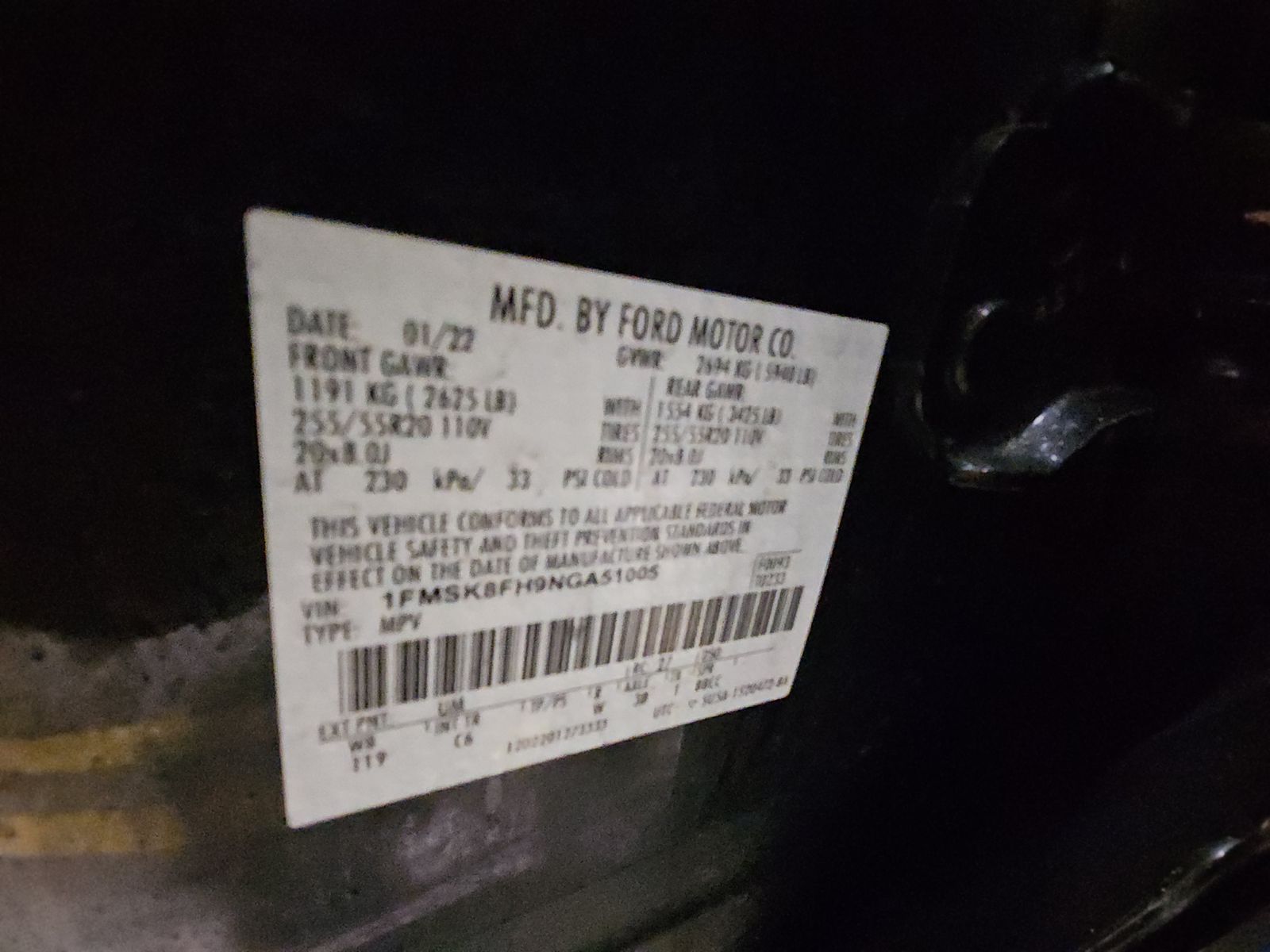 2022 Ford Explorer Limited AWD