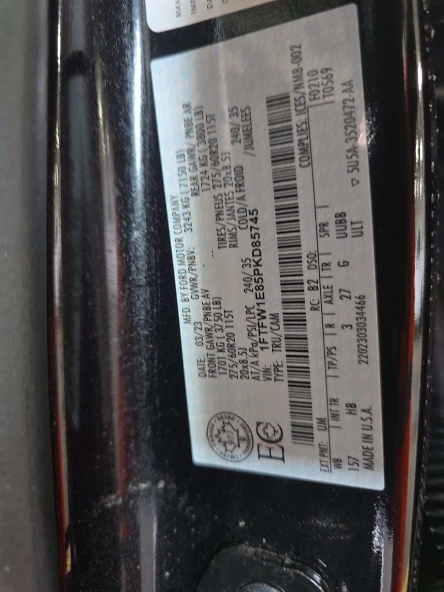 2023 Ford F-150 Lariat AWD