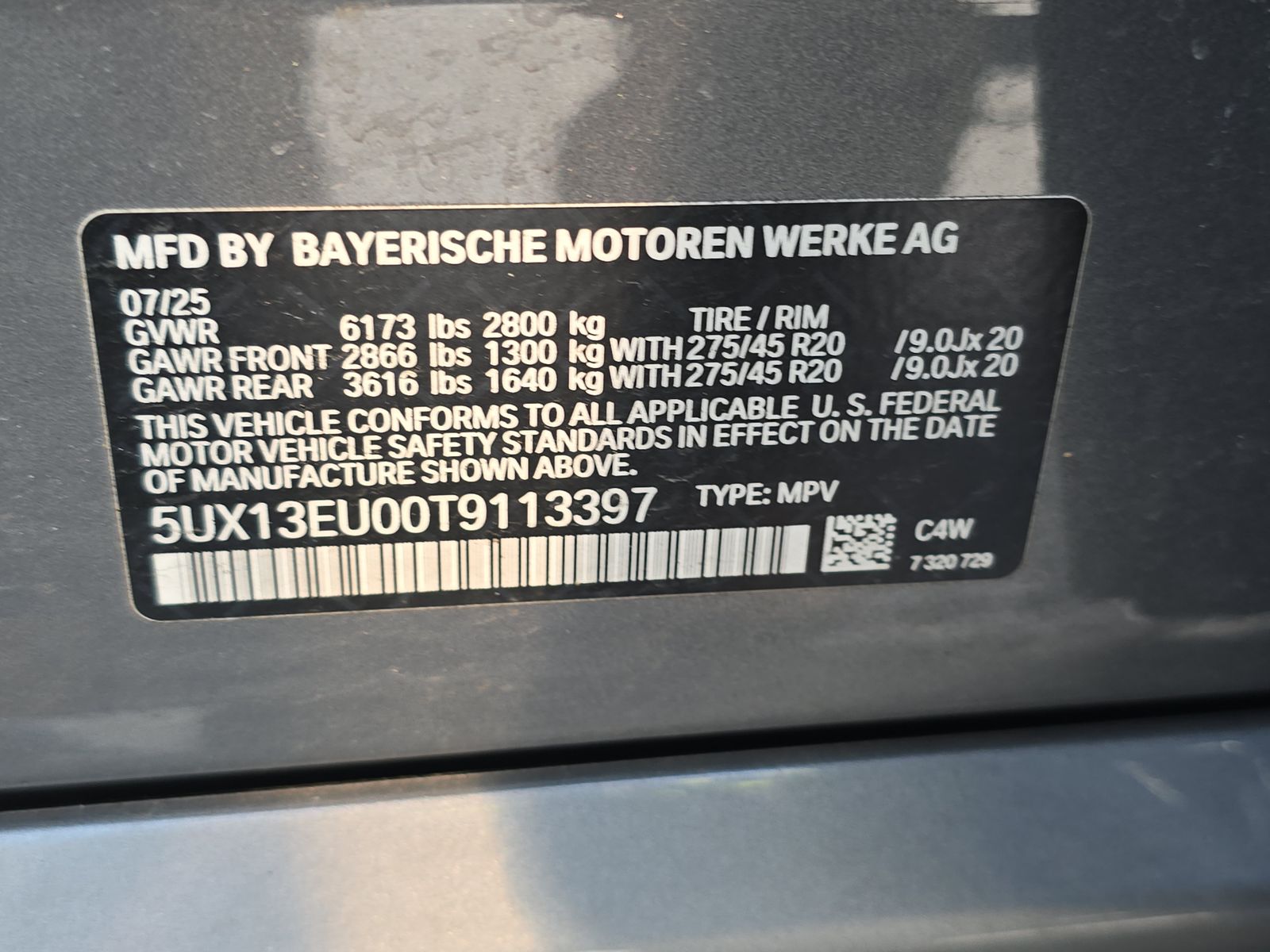 2026 BMW X5 sDrive40i RWD