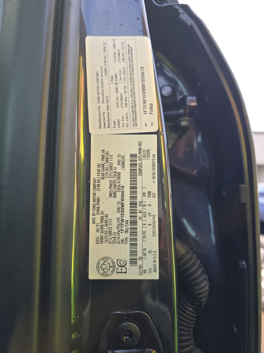 2021 Ford F-150 Limited AWD