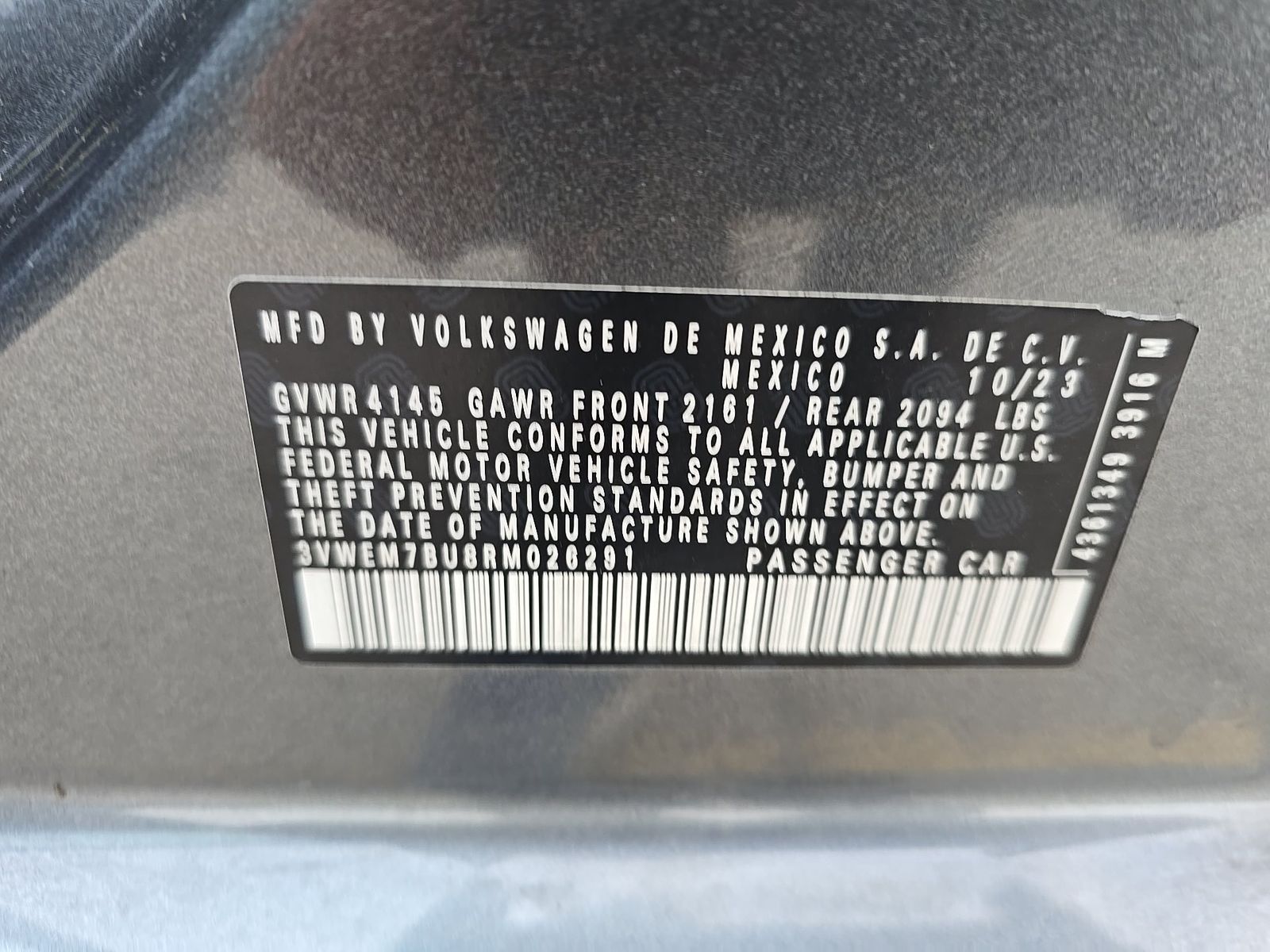 2024 Volkswagen Jetta 1.5T SE FWD