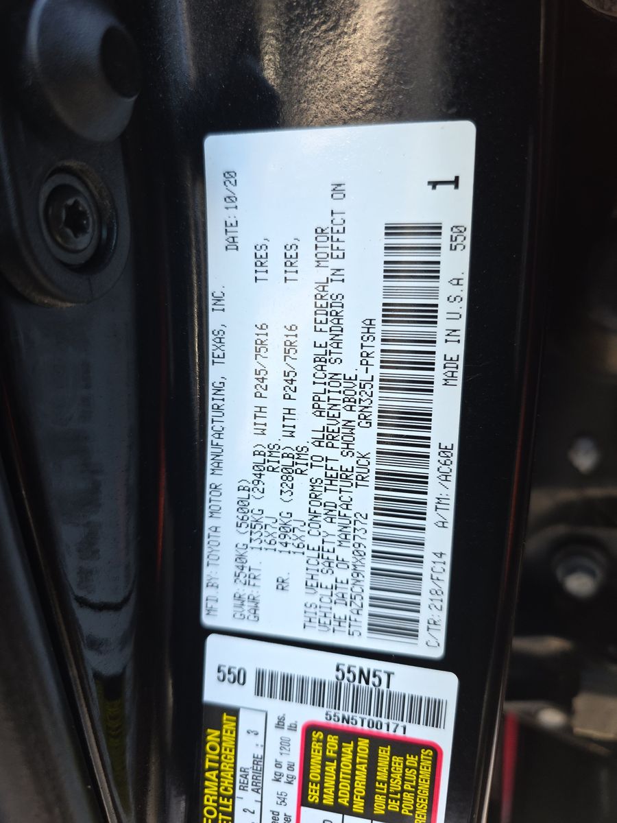 2021 Toyota Tacoma SR5 RWD