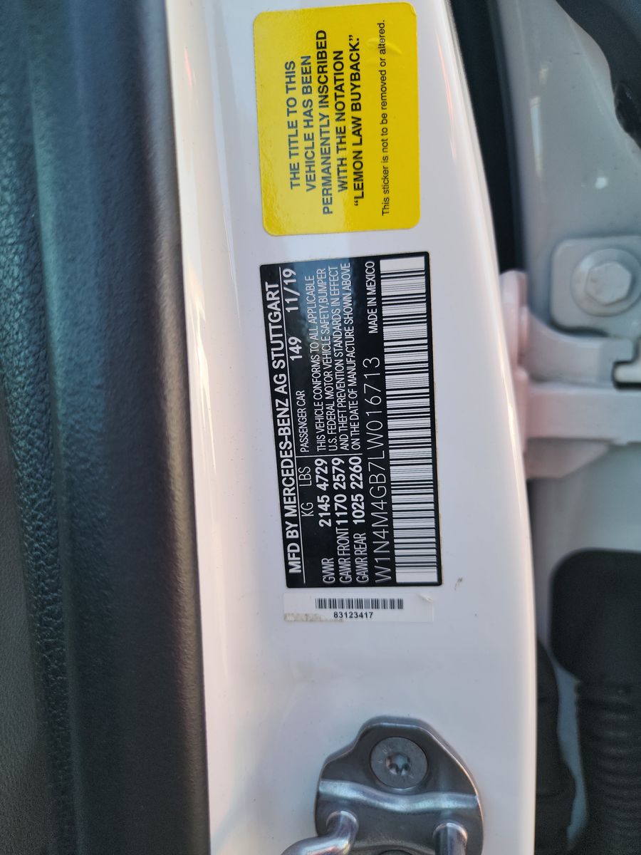 2020 Mercedes-Benz GLB GLB 250 FWD