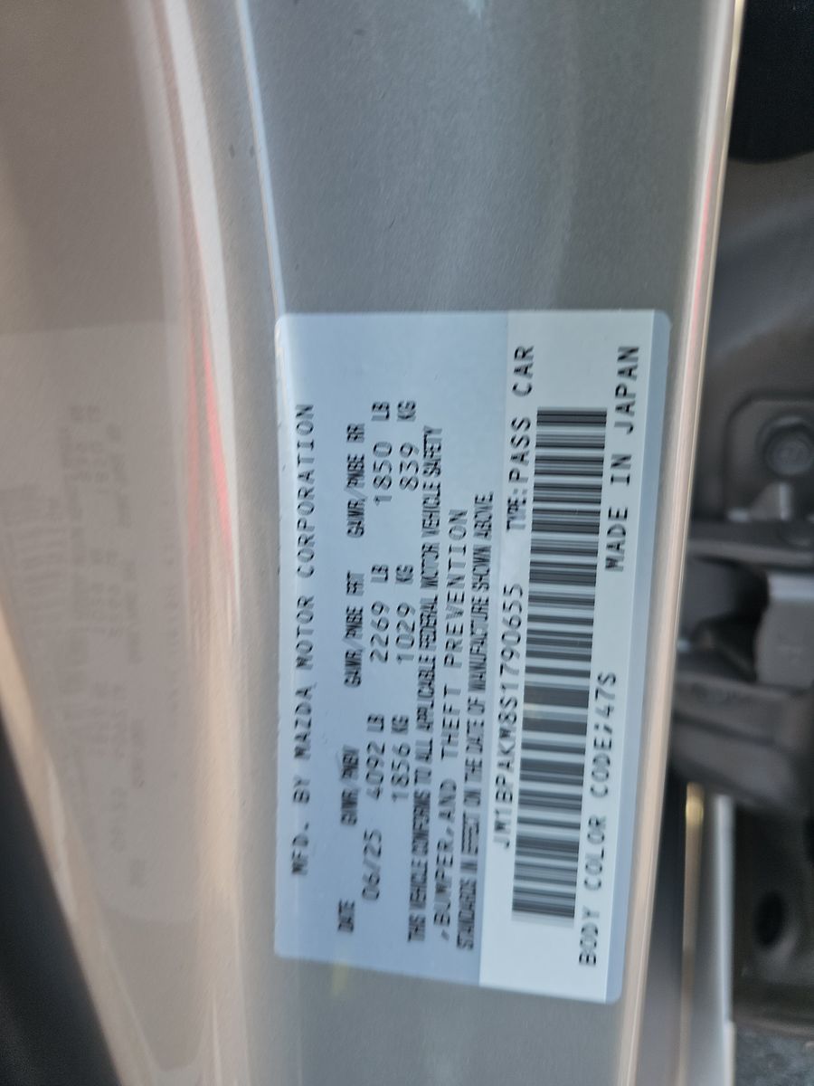 2025 MAZDA MAZDA3 2.5 S Select Sport FWD