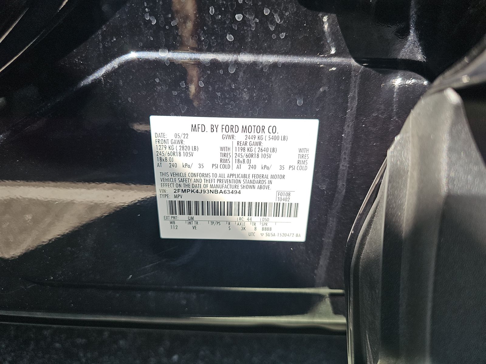 2022 Ford Edge SEL AWD