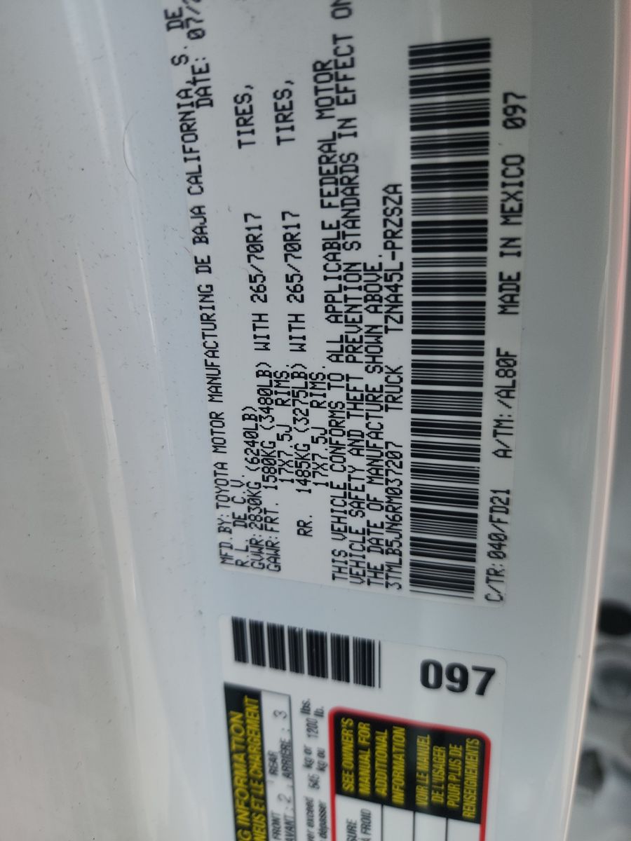 2024 Toyota Tacoma TRD Off-Road AWD