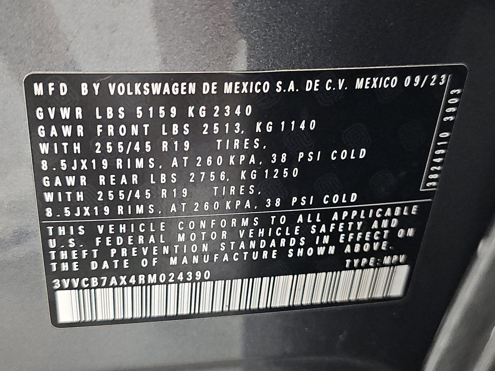 2024 Volkswagen Tiguan 2.0T SE R-Line Black FWD